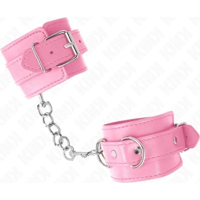 Kink Регулируеми белезници от еко кожа Kink розови