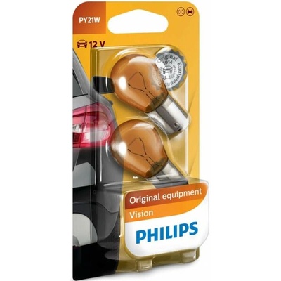 Philips Original Vision PY21W 12V 2x (12496NAB2)