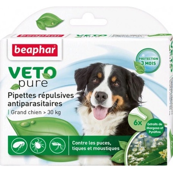 Beaphar Veto pure Bio Spot-on pre veľké psy 6 ks