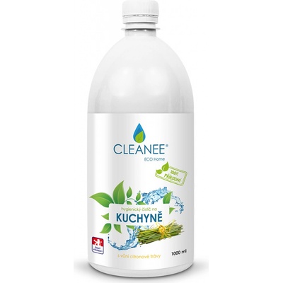 CLEANEE ECO hygienický čistič na KUCHYNĚ citronová tráva 1 l