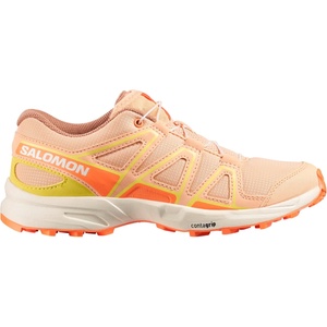 Salomon Детски маратонки Salomon Kid's Speedcross Trail running shoes - Almond Cream / Sunny Lime / Nectarine - размер 38 (EU) (702-0642-3621)