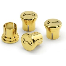Dynavox - RCA Cover set: Sada 4ks pozlacených RCA krytek