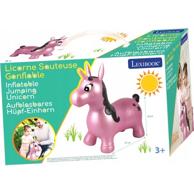 Lexibook nafukovacie skákadlo Jednorožec 3380743071084