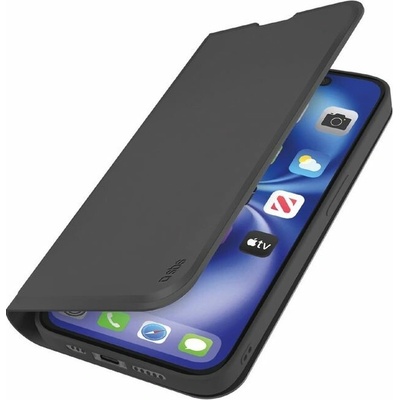 SBS - Pouzdro Book Wallet Smooth pro iPhone 16e, černá