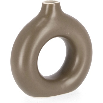 Bizzotto ДЕКОРАТИВНА ВАЗА odino 19cm КАФЯВА (0500425)