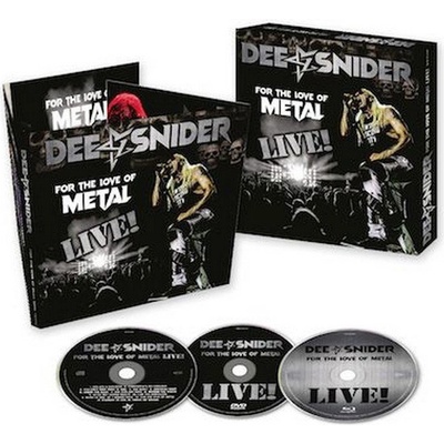 Dee Snider - For The Love Of Metal Live CD + DVD + Blu-ray