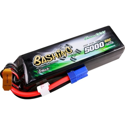 GensAce Bashing Serie G-Tech LiPo 4S 5000mAh 14,8V 4S1P 60C EC5 Plug