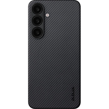 PITAKA Гръб Pitaka за Samsung S25 Plus, Ultra Slim, Black/Grey Twil (8594184315491)