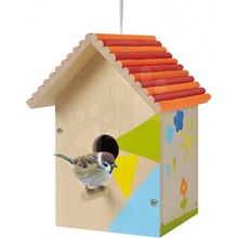 Eichhorn Drevená vtáčia búdka Outdoor Birdhouse Poskladaj a vymaľuj so štetcom a farbami od 6 rokov