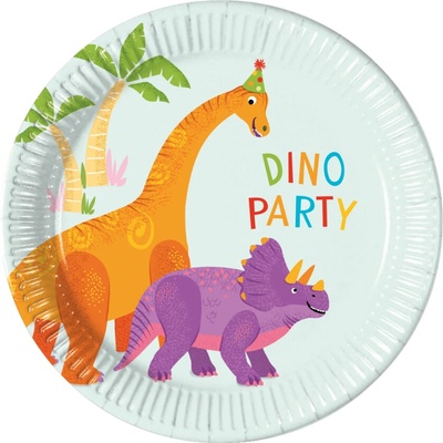 Papierové taniere dinosauři 19,5 cm Procos