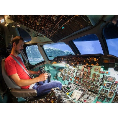 Letecký simulátor DC-9 + let v Cessně 172