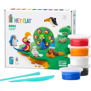 HEY CLAY Комплект за моделиране с глина Hey Clay - Птици (15013) - ozone