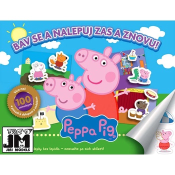 JIRI MODELS Album samolepky Peppa Pig Bav se a nalepuj zas a znovu!