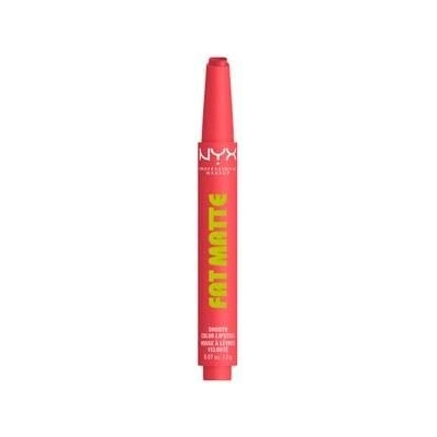 NYX Professional Makeup Fat Matte Smooth Rtěnka Světle hnědá 2 g