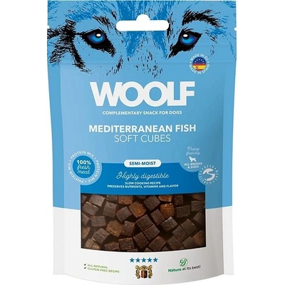 WOOLF Soft Cubes Mediteranean Fish 100 g