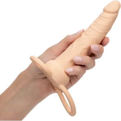 CalExotics Вибриращо анално дилдо с пенис пръстен Dual Penetrator