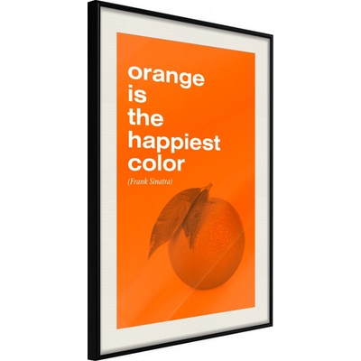 Artgeist Plagát - The Happiest Colour [Poster] Veľkosť: 20x30, Verzia: Čierny rám s passe-partout