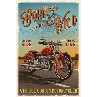 Ceduľa Born To Be Wild