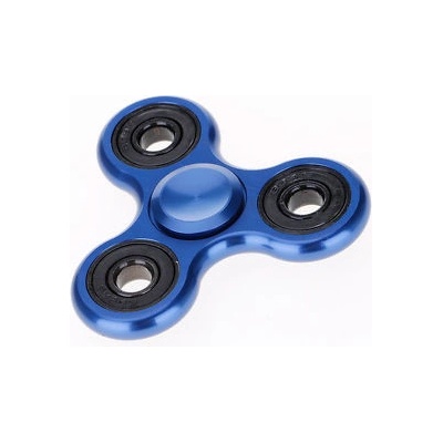 Fidget spinner kovový modrý – Zboží Mobilmania