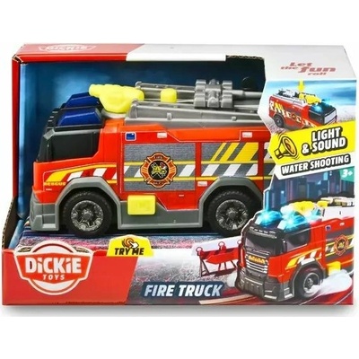 Dickie: Hasičský vůz se světly a zvukem - 15 cm