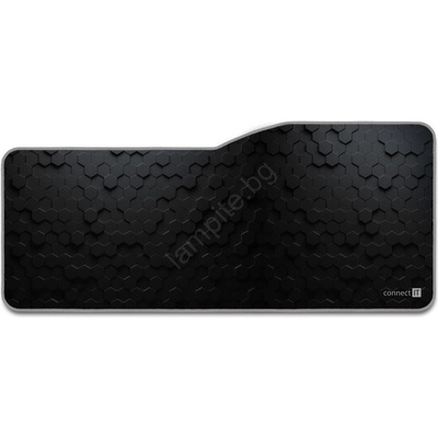 CONNECT IT CMP-2000-XL - Постелка за клавиатура и мишка 79, 5x34, 5 см черен (TD0057)