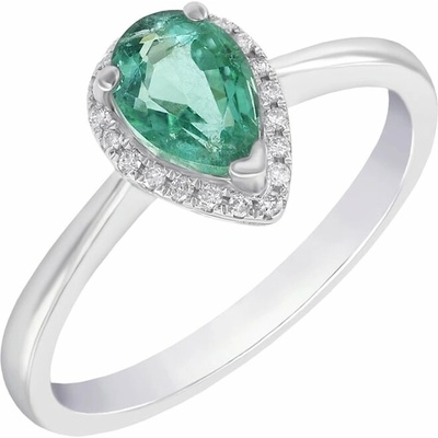 Eppi Smaragdový prsten s diamanty Disha R31140