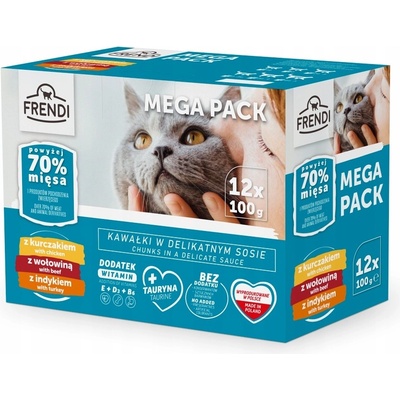 Frendi kuracie hovädzie morka 12 x 100 g