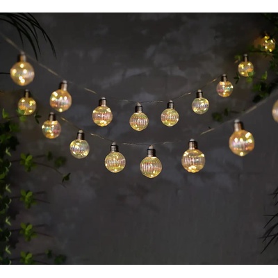 BAUHAUS SHINE LED svetelná reťaz, 4,8 m, teplá biela, GLE789546