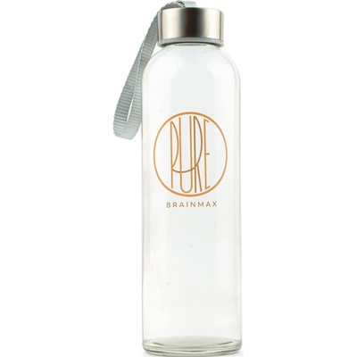 BrainMax Pure Sklenená fľaša v termo obale 530 ml