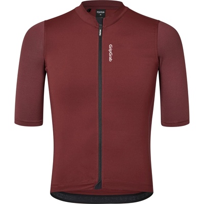 GripGrab Мъжка фланелка с къс ръкав за колоездене GripGrab Ride Short Sleeve Jersey Cycling jersey - Dark Red - размер XXL (056-3439-0215)