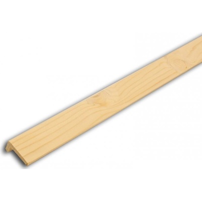 Rohová lišta č.152 - 15 mm x 30 mm, 1 oblá hrana " L", smrková, ŠL1530D