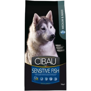 Cibau Dog Adult Sensitive Medium & Maxi Fish & Rice 12 kg