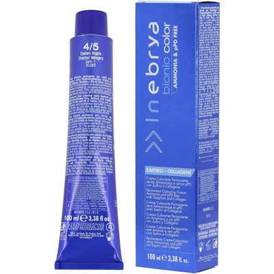 Inebrya Bionic Color Barva na vlasy 100 ml barva 4/5 Chestnut Mahogany