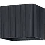 OSRAM Фасаден аплик Osram - Striped Cube, 15W, IP65, тъмносив (4099854709524)
