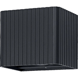 OSRAM Фасаден аплик Osram - Striped Cube, 15W, IP65, тъмносив (4099854709524)