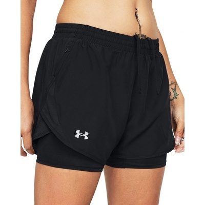 Under Armour Fly By 2in1 Short Black / Black / Reflective