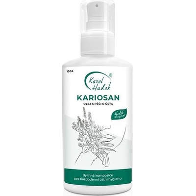 Hadek Kariosan ústní vyplachovací olej 100 ml