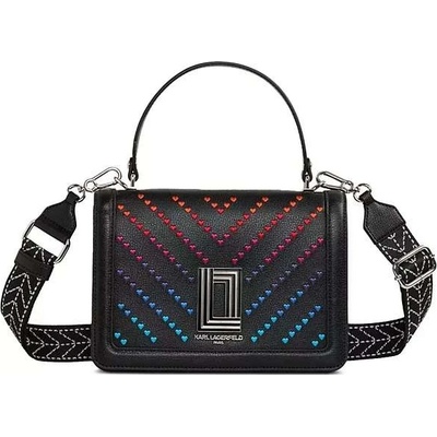 Karl Lagerfeld dámská kožená kabelka crossbody Simone Double Flap leather