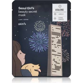 Skin79 Seoul Girl's Beauty Secret стягаща платнена маска за контурите на лицето 20 гр