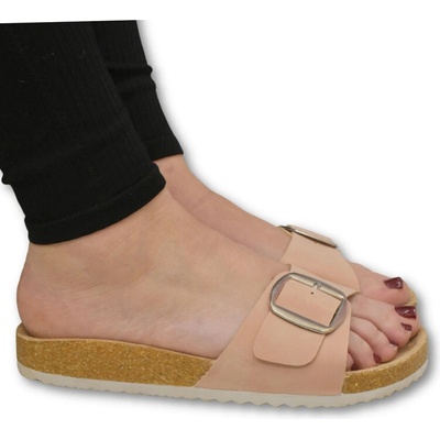 Dámske svetloružové šľapky FORA