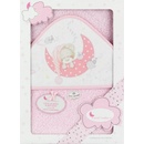 INTERBABY OSUŠKA froté Medvedík spí ružová