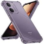 Techsuit Калъф за телефон за Xiaomi Redmi 17C 5G Shockproof Clear Silicone - Techsuit - Опушено черен (KF2368698)