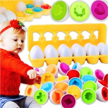 FunPlay 5966 Vzdělávací skládačka vajíčka tvary a barvy 12 ks