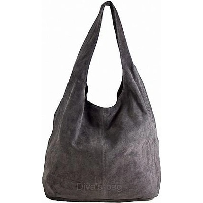 Kabelka Sylva shopper kožená modrá