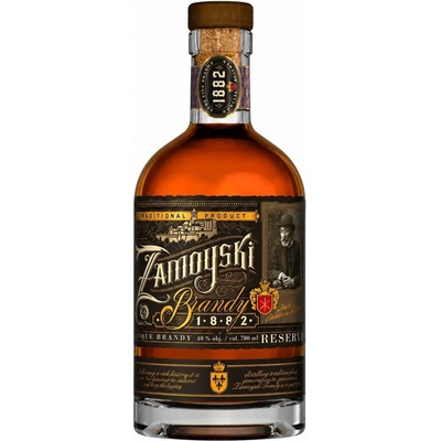 Zamoyski 40% 0,7 l (čistá fľaša)