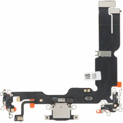 Flex kábel s nabíjacím konektorom iPhone 15 Plus čierna farba - OEM