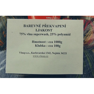 Barevné překvapení I.jakost