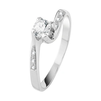 Bliss Диамантен пръстен от бяло злато Bliss 20104807 (20104807)