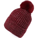 Emi Ross zimní čepice žinylková s lurexem 5 černá