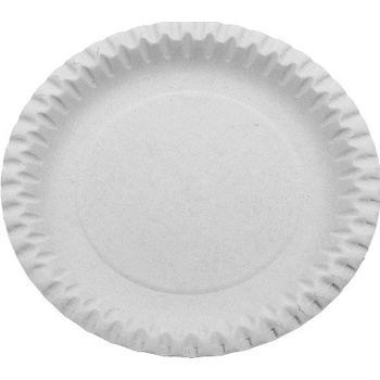 KUPO-SK Papierový tanier s priemerom 230 mm biely